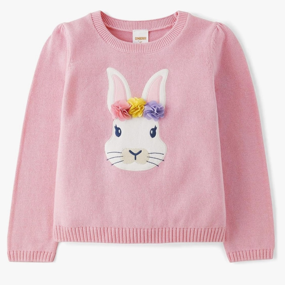 Pink Rabbit Sweater for Kids